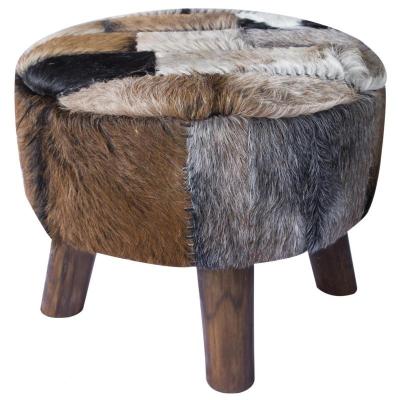 Kampala Large Round Footstool